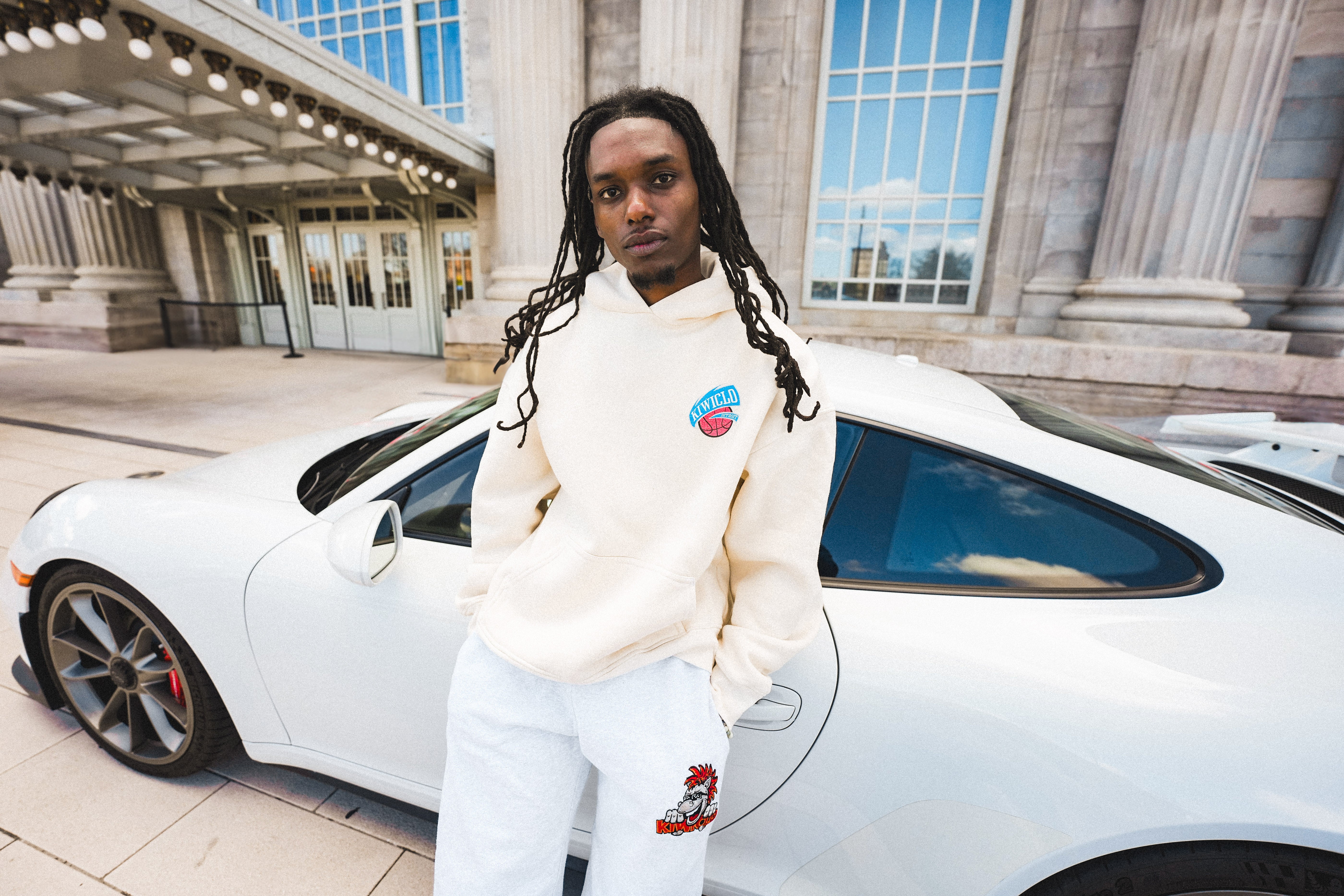 DUREN SLAM HOODIE OFF WHITE