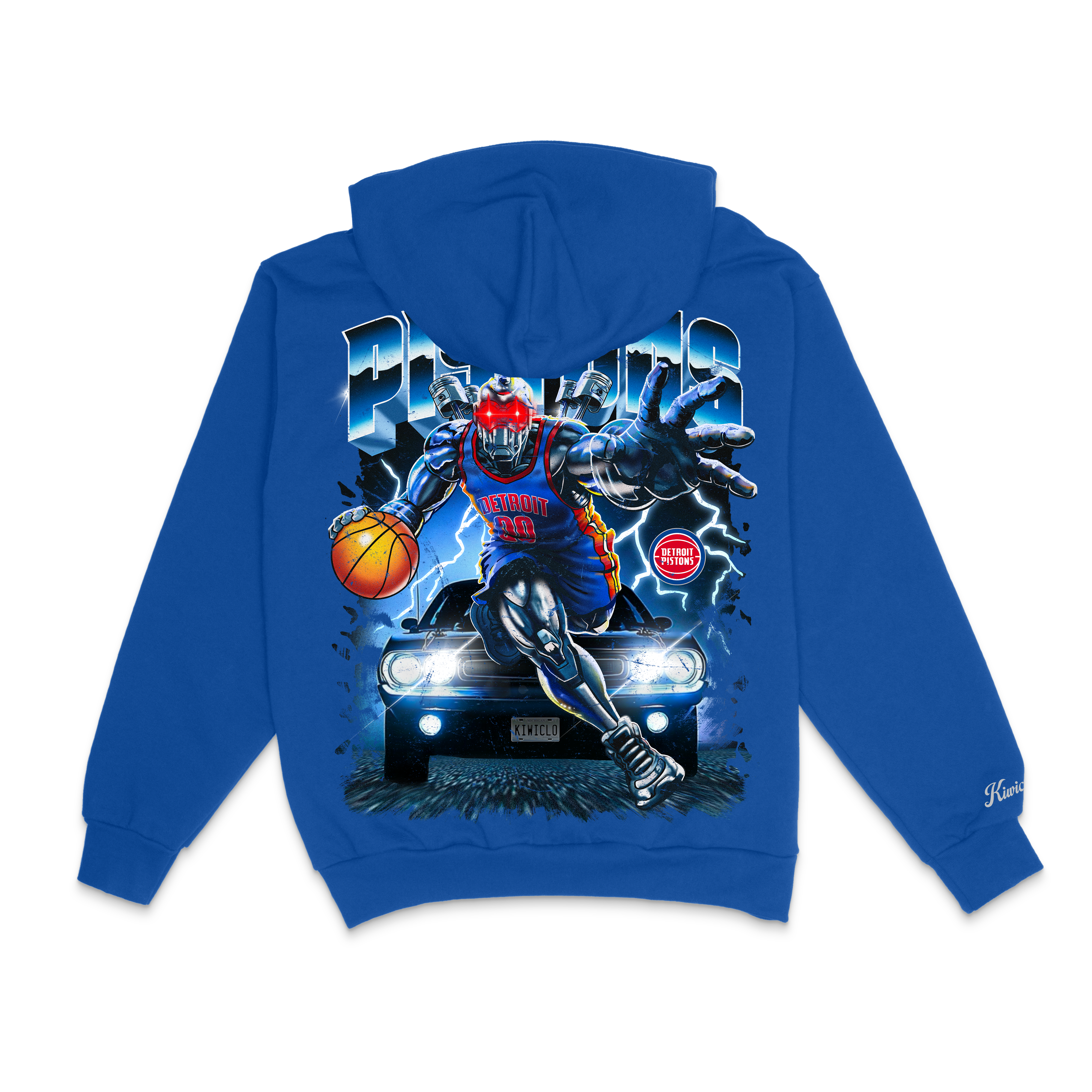 PISTONS HORSEPOWER HOODIE BLUE