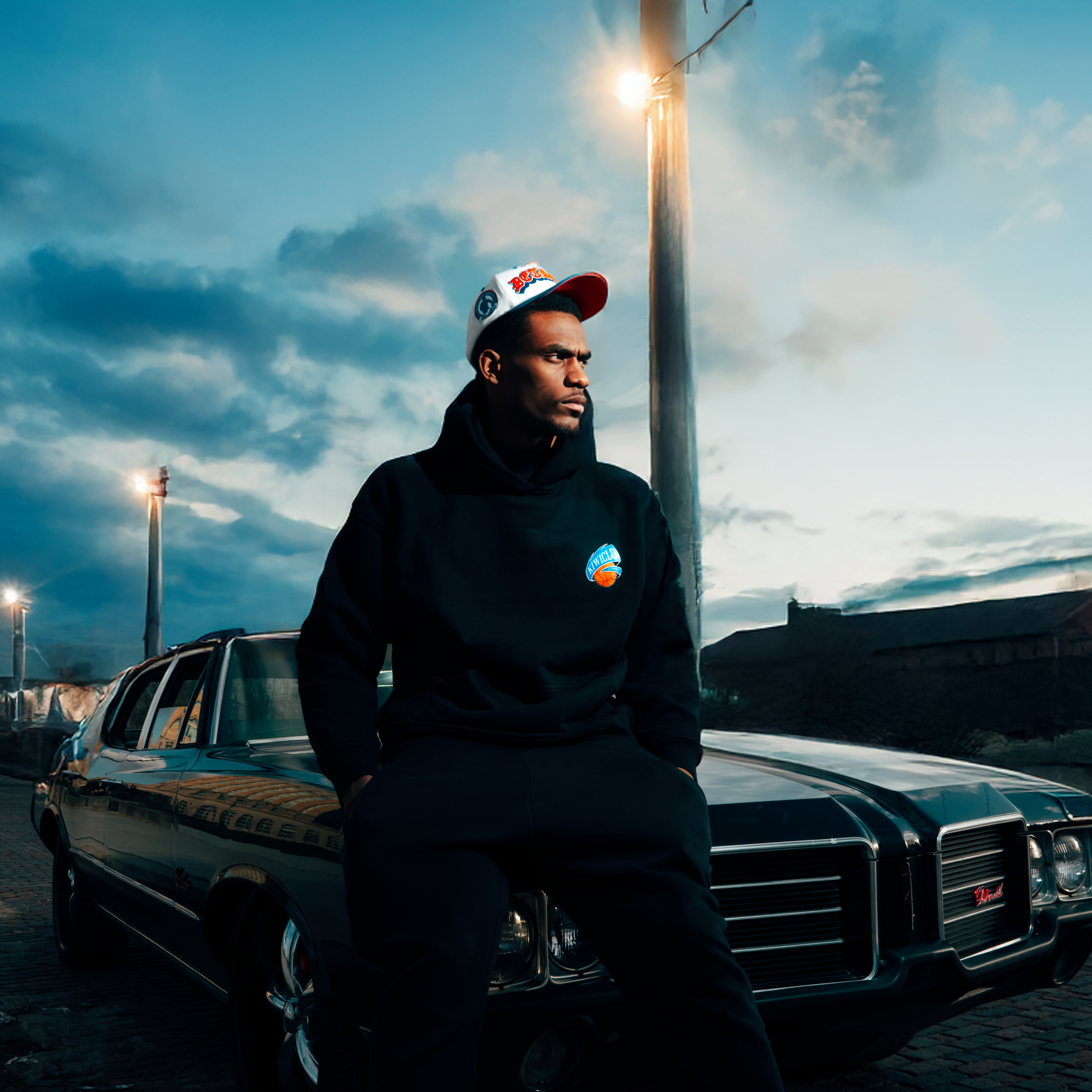 OLD ENGLISH DUREN SNAPBACK (SUEDE)