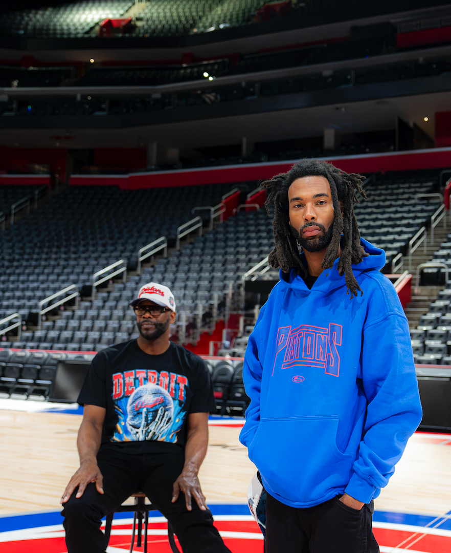 PISTONS HORSEPOWER HOODIE BLUE