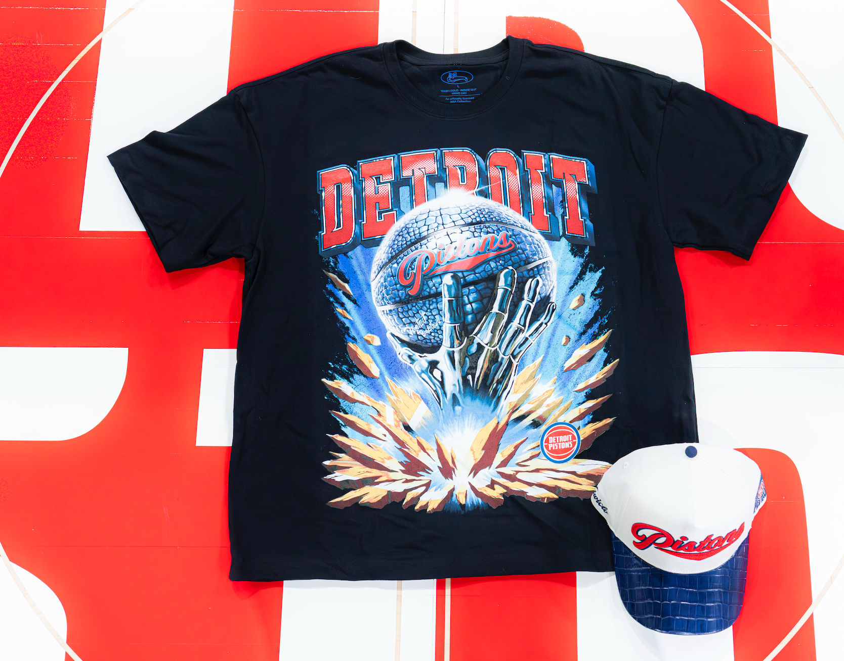 PISTONS GATOR TEE OFF BLACK