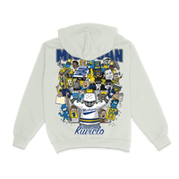 KIDS OF YOST HOCKEY HOODIE OFF WHITE
