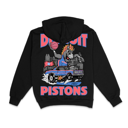 CARTOON HOOPER HOODIE BLACK