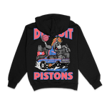 CARTOON HOOPER HOODIE BLACK