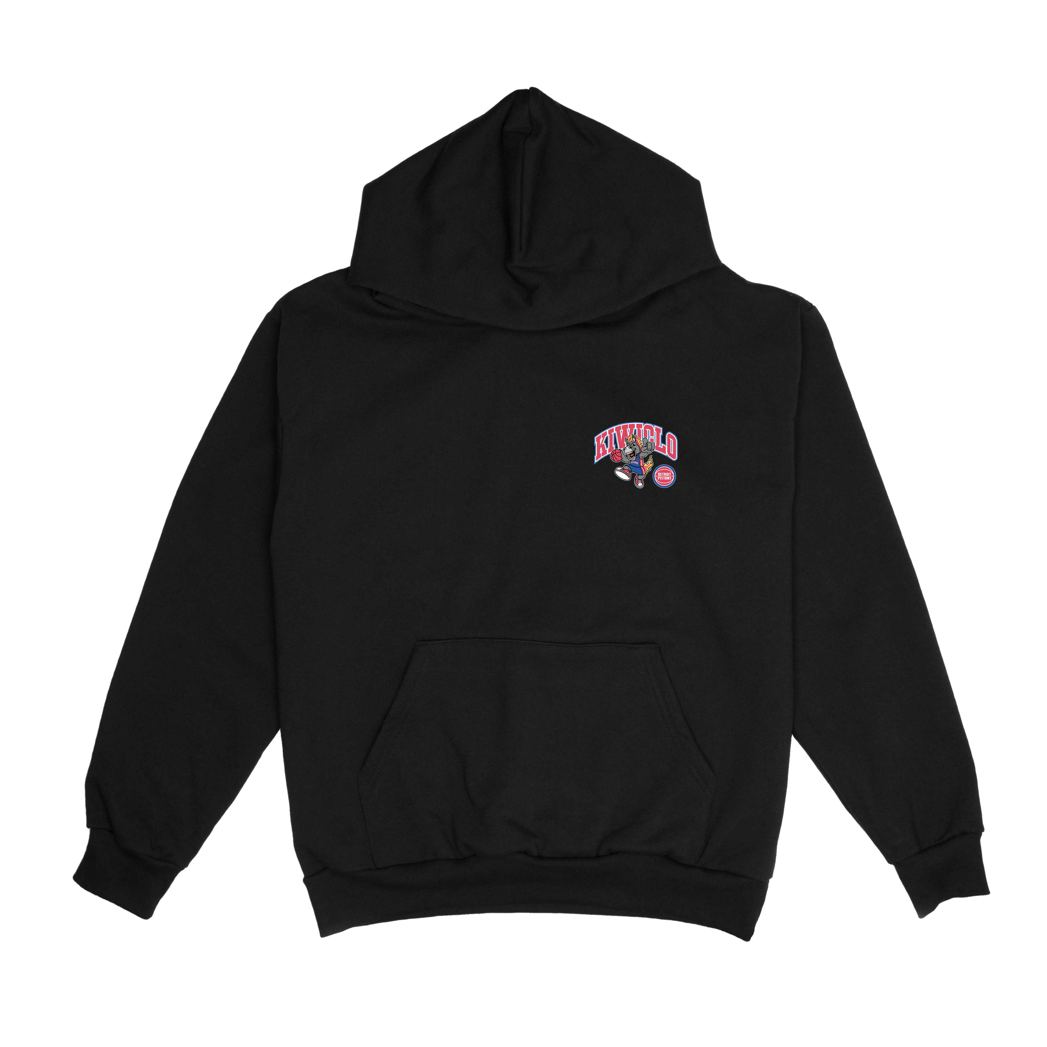 CARTOON HOOPER HOODIE BLACK