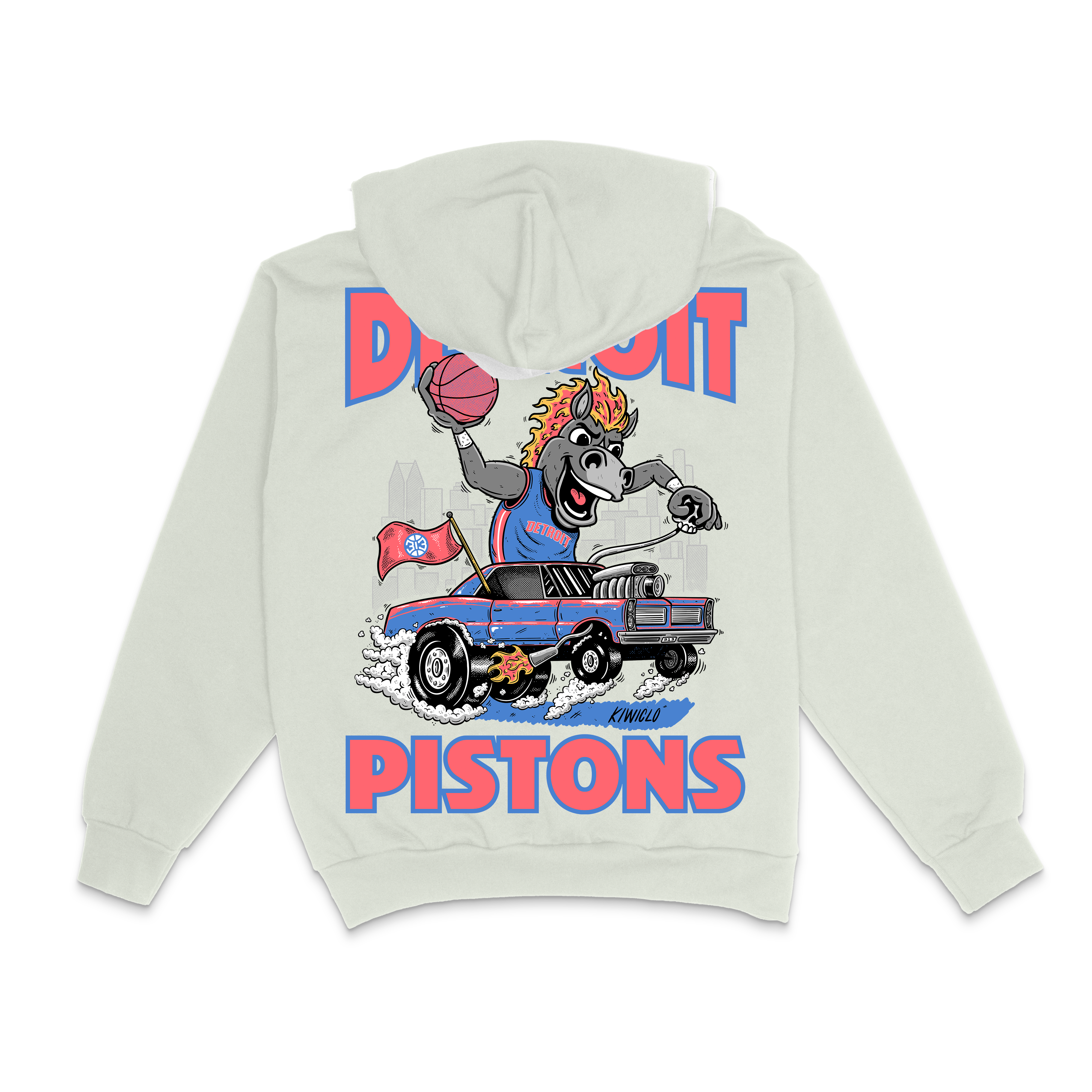 CARTOON HOOPER HOODIE OFF WHITE