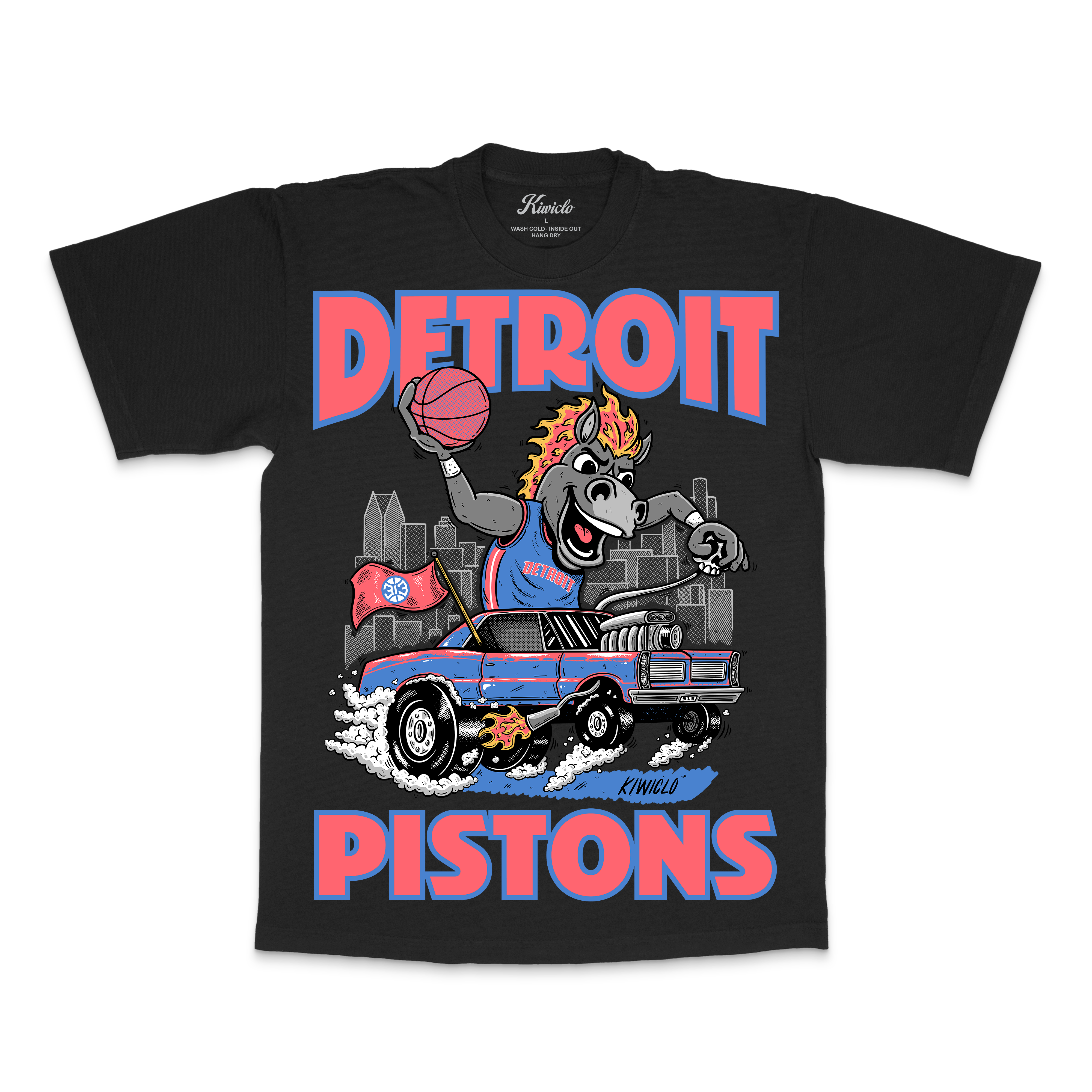 CARTOON HOOPER TEE BLACK