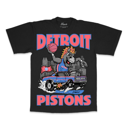 CARTOON HOOPER TEE BLACK