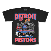 CARTOON HOOPER TEE BLACK