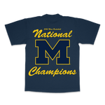 MICHIGAN CHAMPS ESSENTIAL TEE NAVY