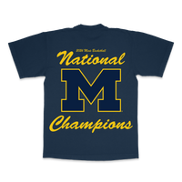 MICHIGAN CHAMPS ESSENTIAL TEE NAVY