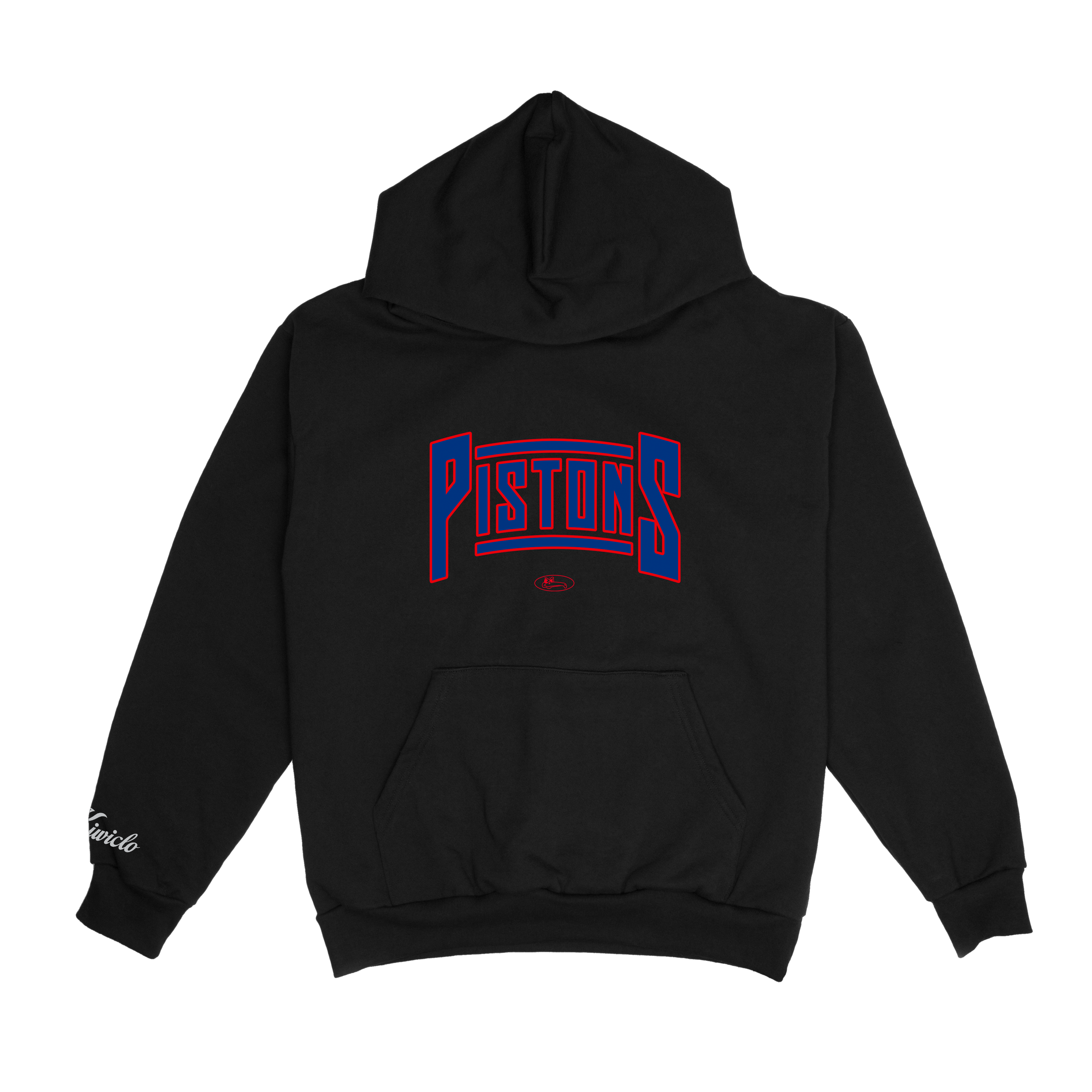 PISTONS HORSEPOWER HOODIE BLACK