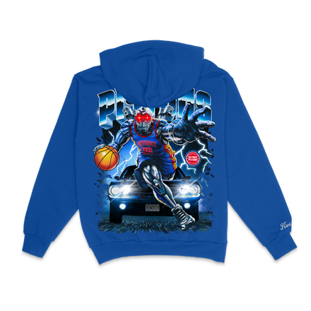 PISTONS HORSEPOWER HOODIE BLUE
