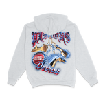 DETROIT PISTONS PLAYOFF KEYCHAIN HOODIE OATMEAL
