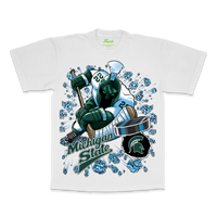 RETRO SPARTAN HOCKEY TEE WHITE