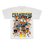 CARICATURE CHAMPS TEE WHITE