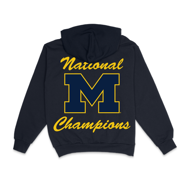 MICHIGAN CHAMPS ESSENTIAL HOODIE NAVY – KIWICLO
