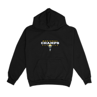 KIDS CARICATURE CHAMPS HOODIE BLACK