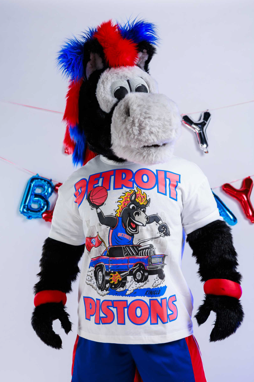 KIDS CARTOON HOOPER TEE WHITE