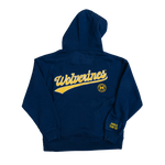 WOLVERINE SCRIPT EMBROIDERED HOODIE NAVY