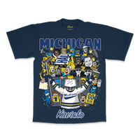 (KIDS) KIDS OF YOST HOCKEY TEE NAVY