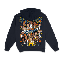CARICATURE CHAMPS HOODIE NAVY
